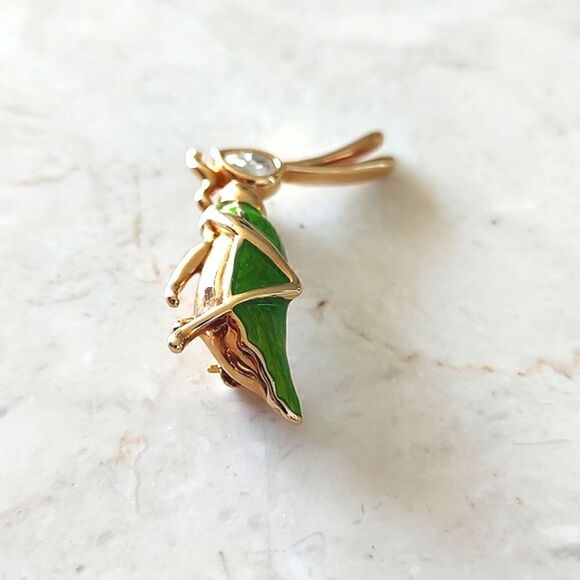 Swarovski Crystal Grasshopper Pin Brooch - Picture 2 of 8